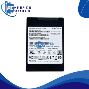 SD7SB7S-512G-1001 SANDISK X300 512GB 6GBPS 2.5″ SATA SOLID STATE DRIVE